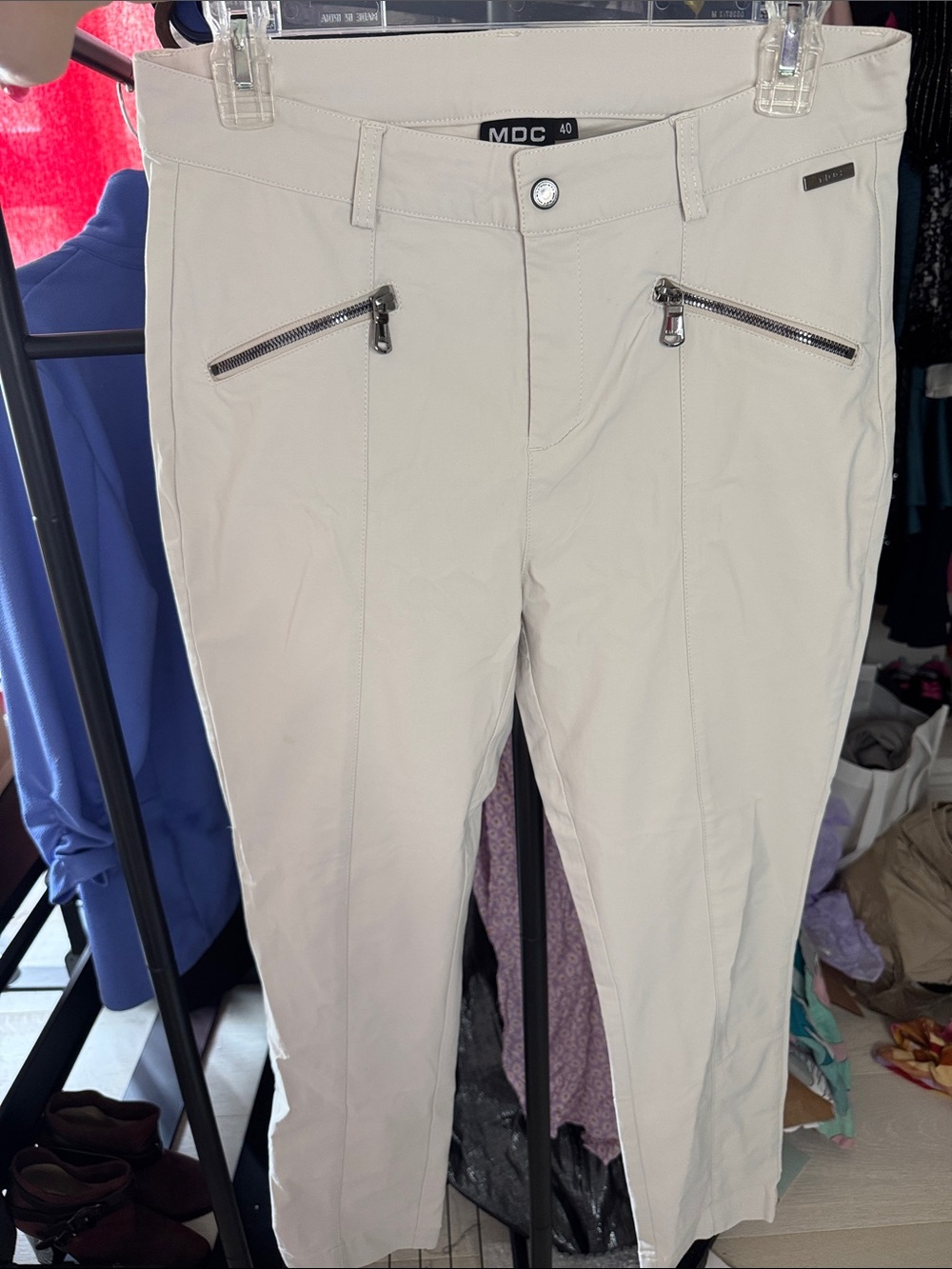 MDC Ankle Zip-Pocket Stretch Pants